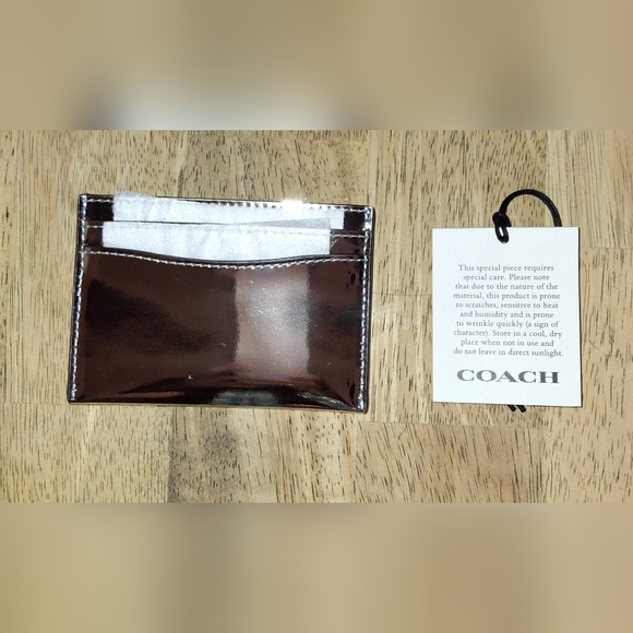 Mirror patent leather cardholder - Picture 2 of 2